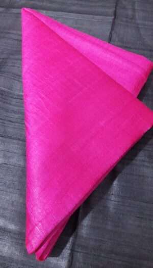 Pure Desi Tussar Silk Plan Fabric