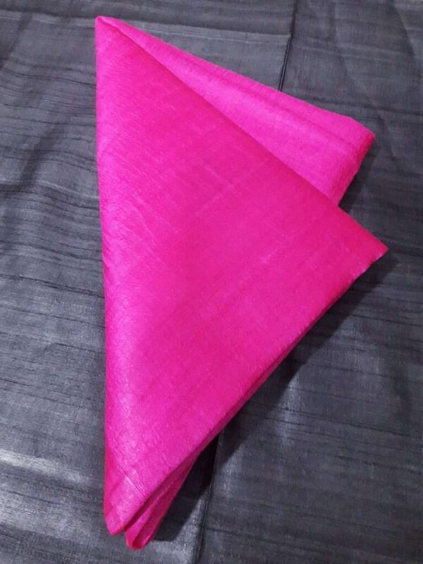 Pure Desi Tussar Silk Plan Fabric