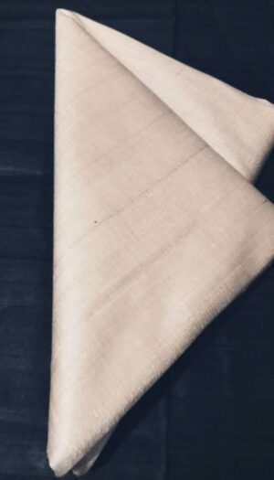 Pure Desi Tussar Silk Plan Fabric