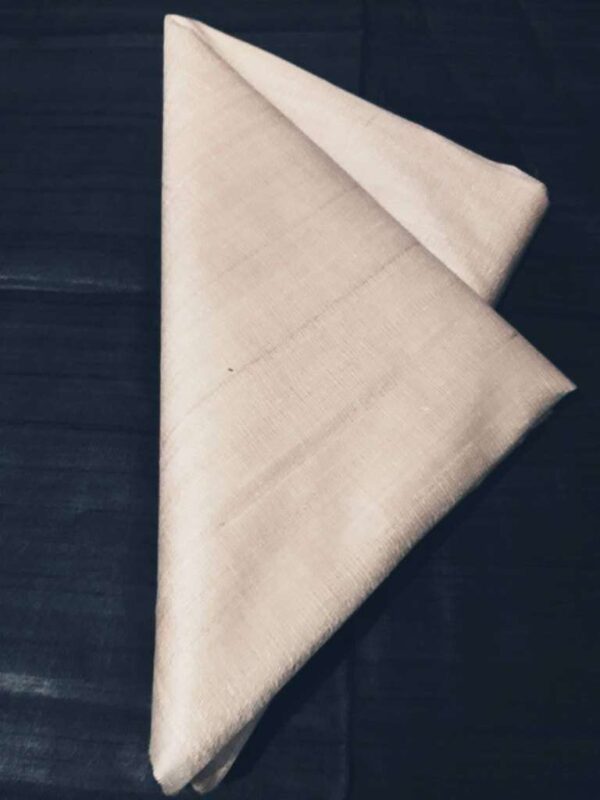 Pure Desi Tussar Silk Plan Fabric
