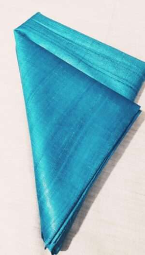 Pure Desi Tussar Silk Plan Fabric