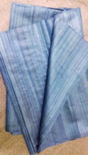 Pure Desi Tussar Silk Plan Fabric