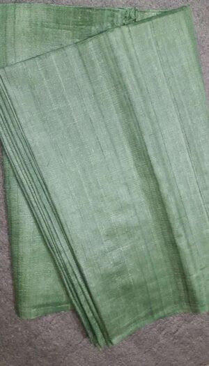 Pure Desi Tussar Silk Plan Fabric