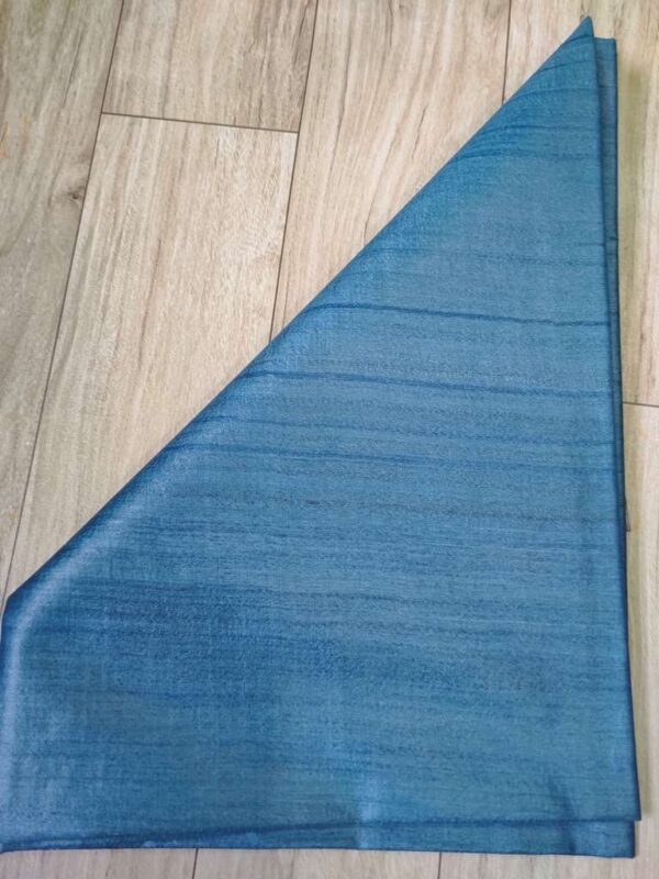 Pure Desi Tussar Silk Plan Fabric