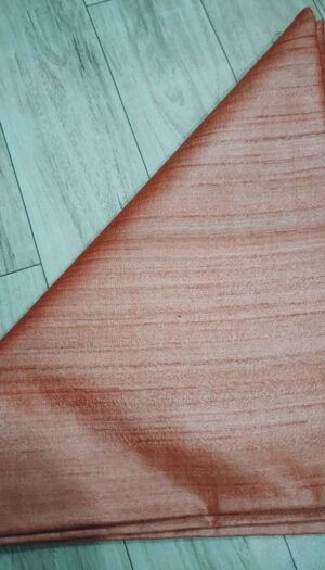 Pure Desi Tussar Silk Plan Fabric