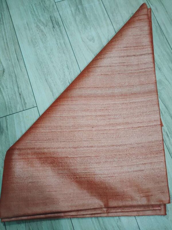 Pure Desi Tussar Silk Plan Fabric