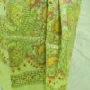 Pure Handloom Khadi Silk Madhubani Print Salwar Kameez Dupatta Set-Lemon Yellow - Image 3