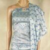Pure Handloom Khadi Silk Madhubani Print Salwar Kameez Dupatta Set-Blue - Image 4
