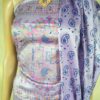 Pure Handloom Khadi Silk Madhubani Print Salwar Kameez Dupatta Set-Vilot - Image 3