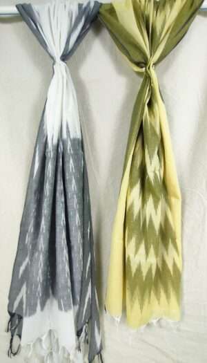 Pure Ickat Cotton Weving Dupatta