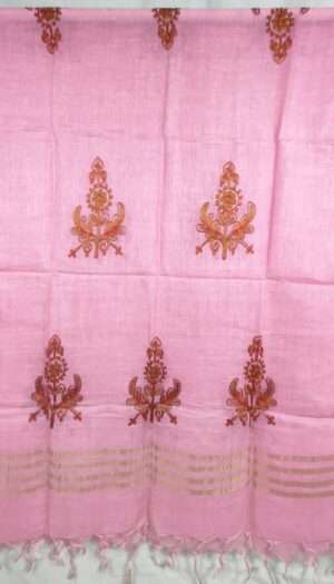 Pure Khadi Linen Dupatta