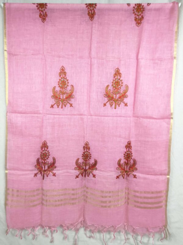 Pure Khadi Linen Dupatta