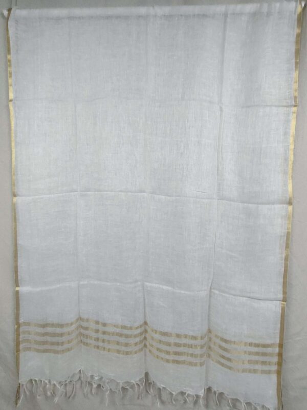 Pure Khadi Linen Dupatta