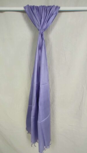 Pure Soft Cotton Plan Dupatta- Blue