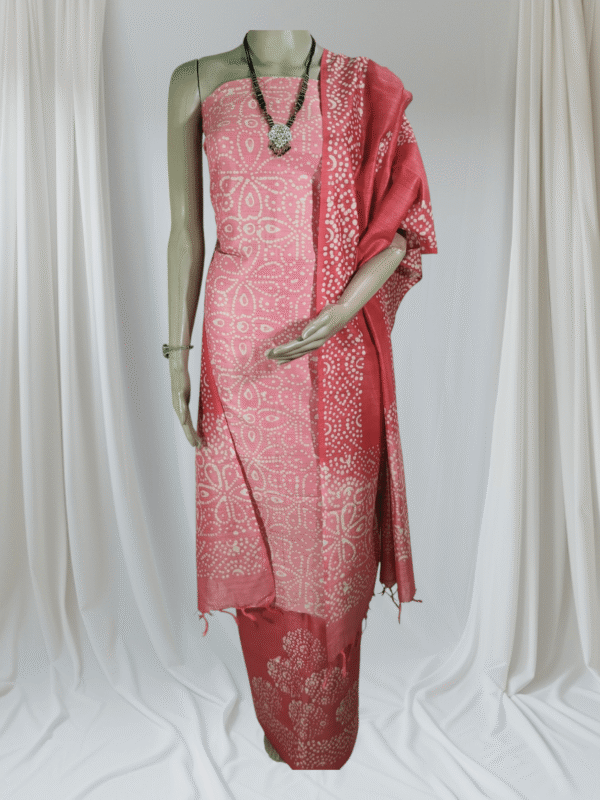 Latest Women's Khadi Cotton Hand Batik Print Dresses