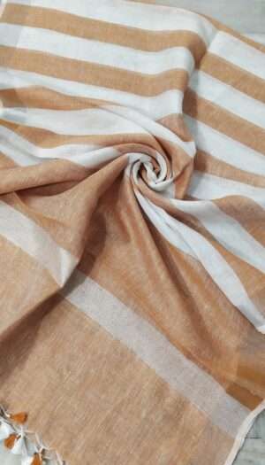 Pure Khadi Linen Multi Color  Dupatta
