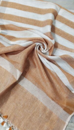 Pure Khadi Linen Multi Color  Dupatta
