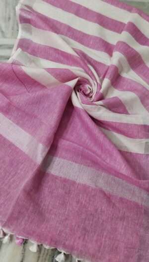 Pure Khadi Linen Multi Color  Dupatta