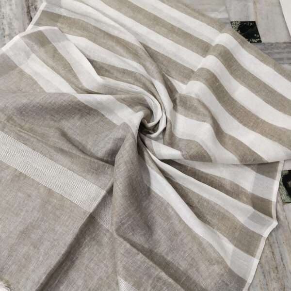 Pure Khadi Linen Multi Color  Dupatta