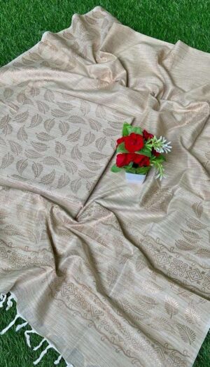 Latest Khadi Silk  Golden Print Dresses