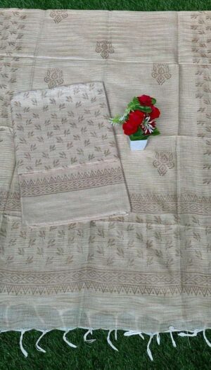 Latest Khadi Silk  Golden Print Dresses
