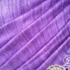 Tassar Desi Silk Hand Cut Work Emboidery Saree - Image 5