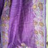 Tassar Desi Silk Hand Cut Work Emboidery Saree - Image 4