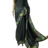 Tassar Khadi Silk Hand Cut Work Emboidery Saree - Image 2