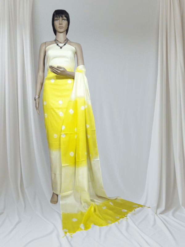 Cotton Silk Sibori Dying Dress Material for Women