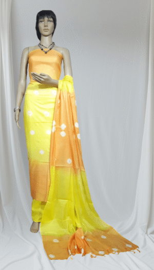 Cotton Silk Sibori Dying Dress Material for Women