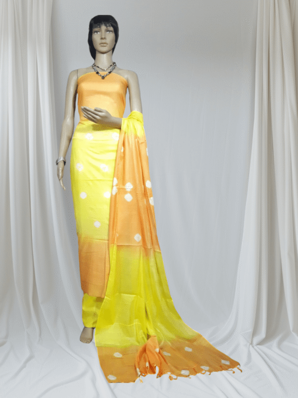 Cotton Silk Sibori Dying Dress Material for Women