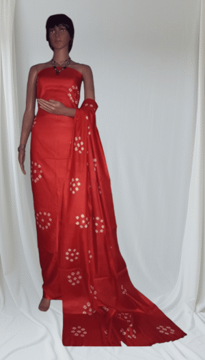 Cotton Silk Sibori Dying Dress Material for Women