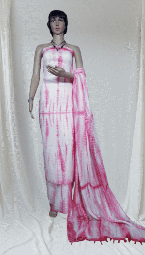 Cotton Silk Sibori Dying Dress Material for Women