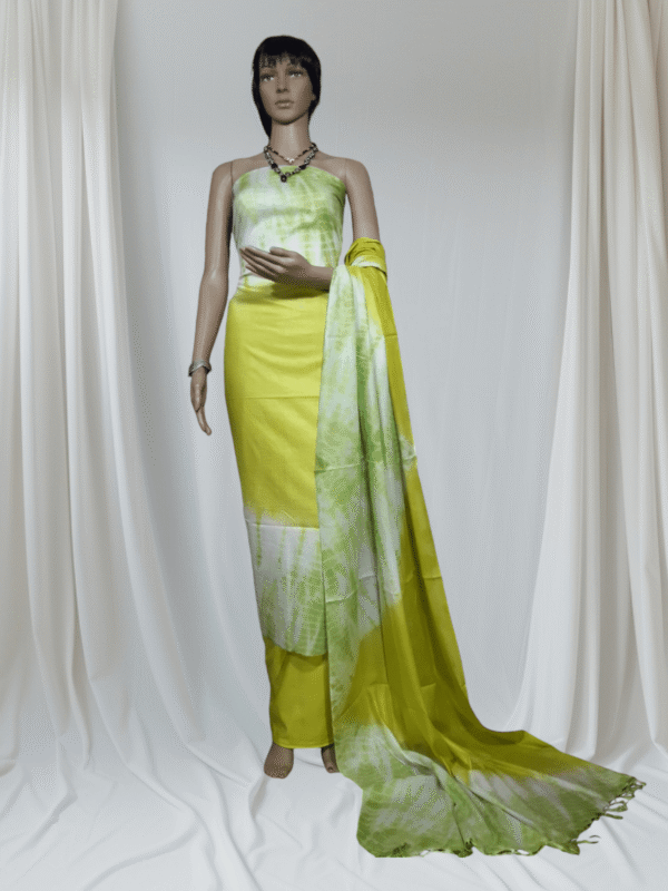 Cotton Silk Sibori Dying Dress Material for Women