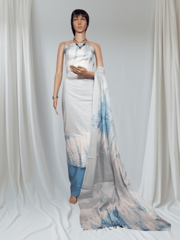 Cotton Silk Sibori Dying Dress Material for Women