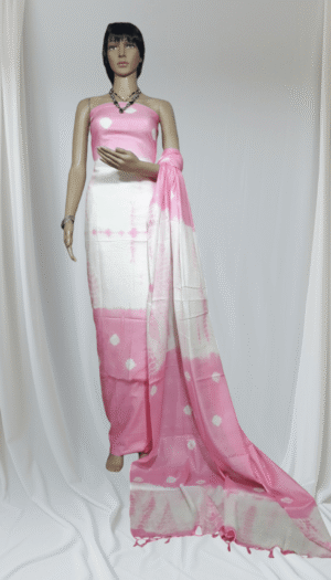 Cotton Silk Sibori Dying Dress Material for Women