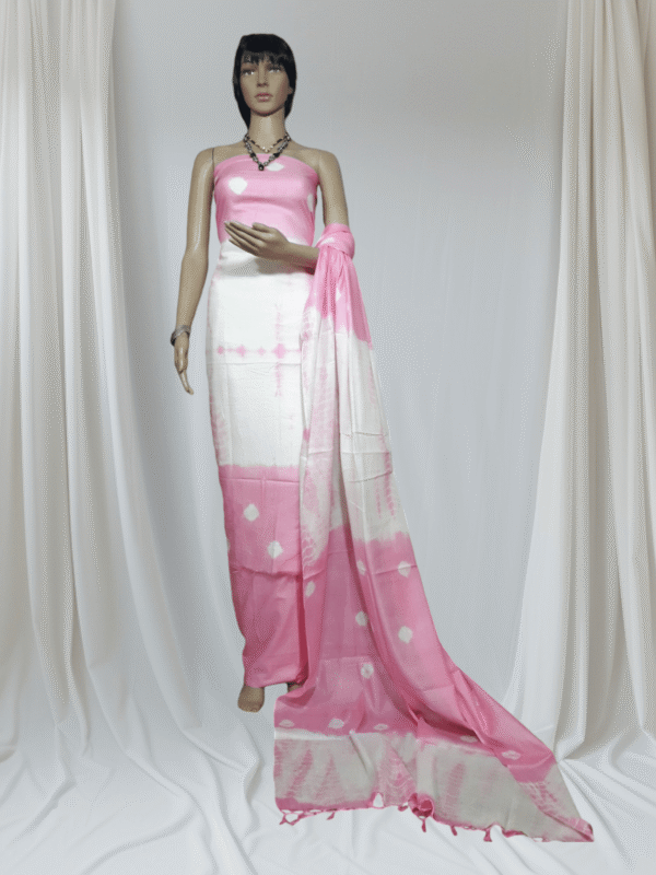 Cotton Silk Sibori Dying Dress Material for Women