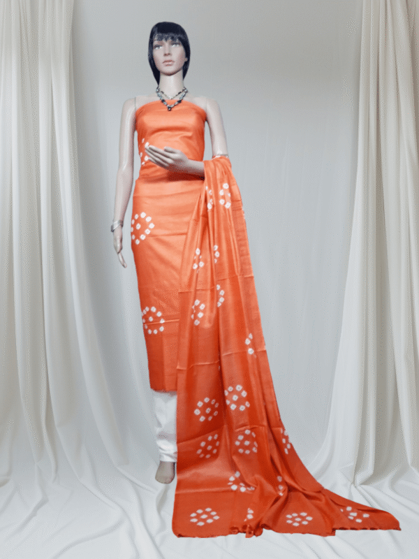 Cotton Silk Sibori Dying Dress Material for Women