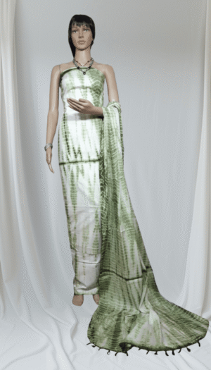 Cotton Silk Sibori Dying Dress Material for Women