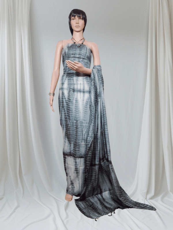 Cotton Silk Sibori Dying Dress Material for Women