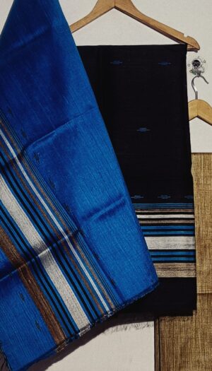 Raw Silk Salwar Set with Matching Dupatta (Unstitched)